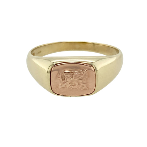 9ct Gold Clogau Welsh Dragon Signet Ring