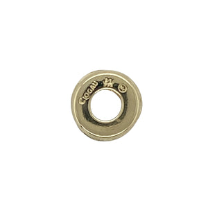 Add symbolic style and timeless elegance to your collection with this pre-owned 9ct yellow gold Clogau Cross Cross open bead charm, a subtle yet meaningful piece inspired by unity and tradition.

Design: Features an openwork design with a repeating cross-cross pattern, offering a delicate and symbolic look that brings a refined touch to any charm bracelet.
Material: Crafted from 9-carat yellow gold, incorporating rare Welsh gold, known for its rich history and distinctive, warm tones.
