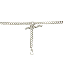 Load image into Gallery viewer, 925 Silver 20&quot; T Bar Curb Chain
