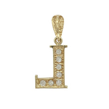 Load image into Gallery viewer, Bring personal sparkle and stylish sentiment to your collection with this pre-owned 9ct yellow gold and cubic zirconia set initial &#39;L&#39; pendant, blending timeless gold with a touch of brilliance—perfect for everyday wear or a meaningful gift.

Design: The pendant features a scripted initial &#39;L&#39; design, set with sparkling cubic zirconia stones that add eye-catching shimmer and elegant detail.

