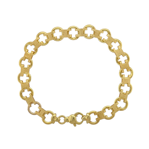 9ct Gold Circle and Link 7
