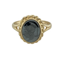 Load image into Gallery viewer, 9ct Gold &amp; Hematite Centurion Set Ring
