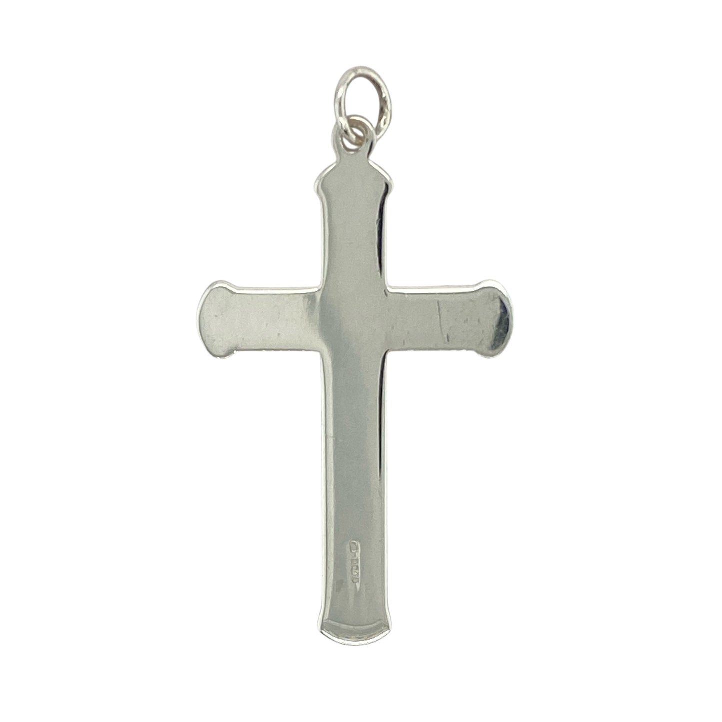 Bring spiritual meaning and elegant craftsmanship to your collection with this pre-owned 925 silver with 9ct rose gold Clogau Tree of Life cross pendant, blending faith with nature-inspired symbolism—perfect for meaningful gifting or everyday wear.

Design: The cross features flowing Tree of Life detailing, symbolising growth, renewal, and connection, with delicate 9ct rose gold accents interwoven through the design.
