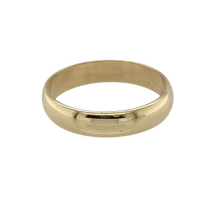 9ct Gold 4mm Wedding Band Ring