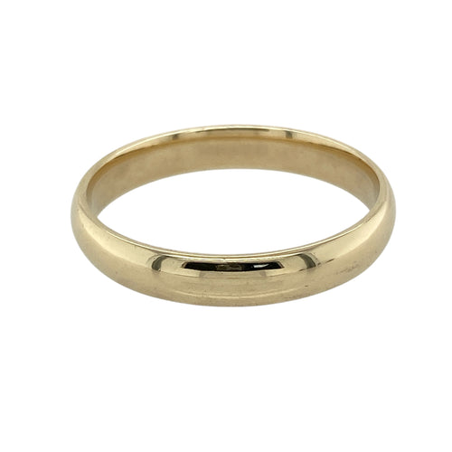 9ct Gold 4mm Wedding Band Ring