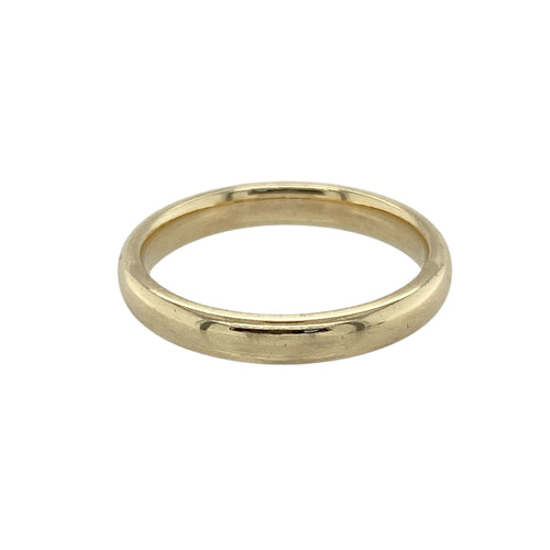 9ct Gold 3mm Wedding Band Ring