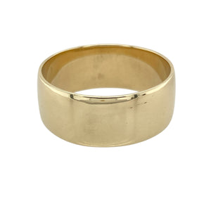 9ct Gold 10mm Wedding Band Ring