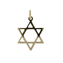 Load image into Gallery viewer, 9ct Gold Star of David Pendant
