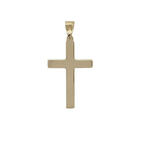 9ct Gold Plain Cross Pendant