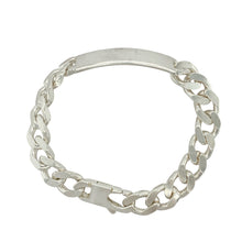 Load image into Gallery viewer, 925 Silver 8.5&quot; Identity Curb Bracelet
