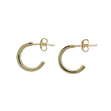 Load image into Gallery viewer, 9ct Gold Diamond &amp; Half Hoop Earrings
