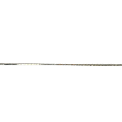 9ct White Gold 16" Square Snake Chain