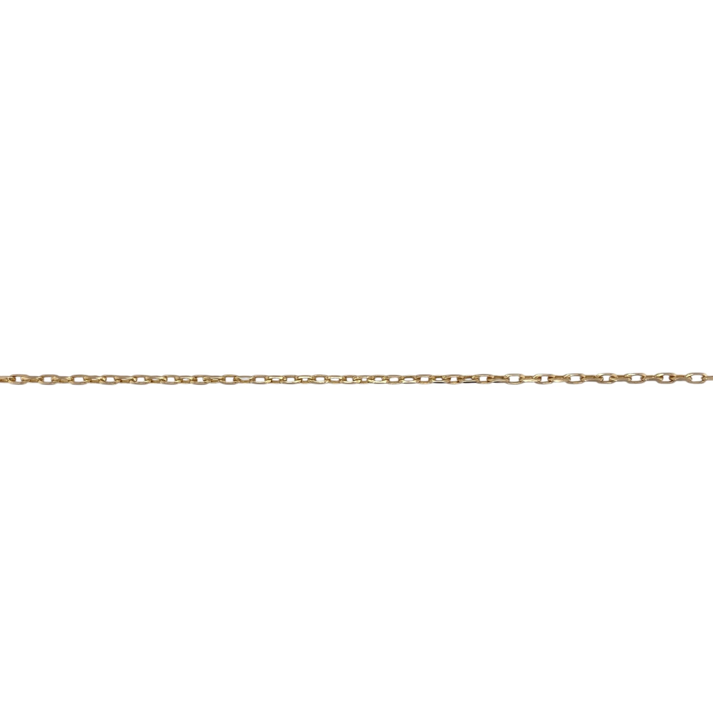 9ct Gold 19" Faceted Belcher Chain