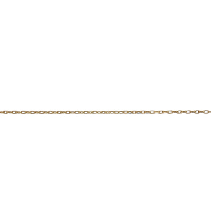 9ct Gold 19" Faceted Belcher Chain
