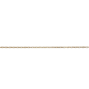 9ct Gold 19" Faceted Belcher Chain