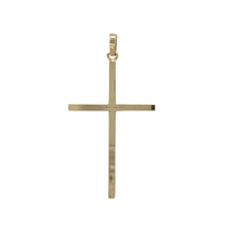 Load image into Gallery viewer, Add classic devotion and bold simplicity to your collection with this pre-owned 9ct yellow gold plain large cross pendant—perfect for timeless faith with a clean, elegant finish.

Design: The pendant features a large, plain cross with smooth edges and a balanced silhouette, offering a traditional and understated look.
Material: Made from 9-carat yellow gold, the polished finish enhances the clean lines and gives the piece a warm, reflective glow.


