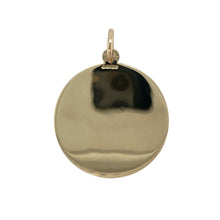 Load image into Gallery viewer, Add protective symbolism and classic design to your collection with this pre-owned 9ct yellow gold round St Christopher pendant—perfect for meaningful everyday wear or travel keepsake.

Design: The round pendant features a detailed depiction of St Christopher, the patron saint of travellers, framed in a polished gold border for a timeless and reassuring look.


