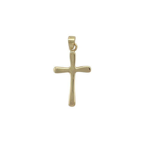 9ct Gold Plain Cross Pendant