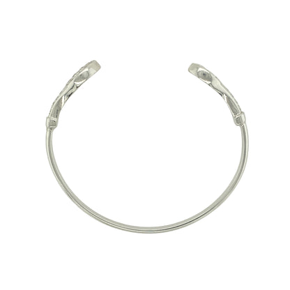 New 925 Silver & Cubic Zirconia Set Spanner Bangle