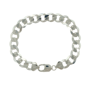New 925 Silver 9" Curb Bracelet