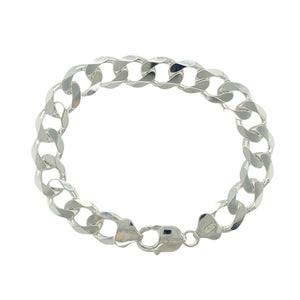 New 925 Silver 8.75" Curb Bracelet