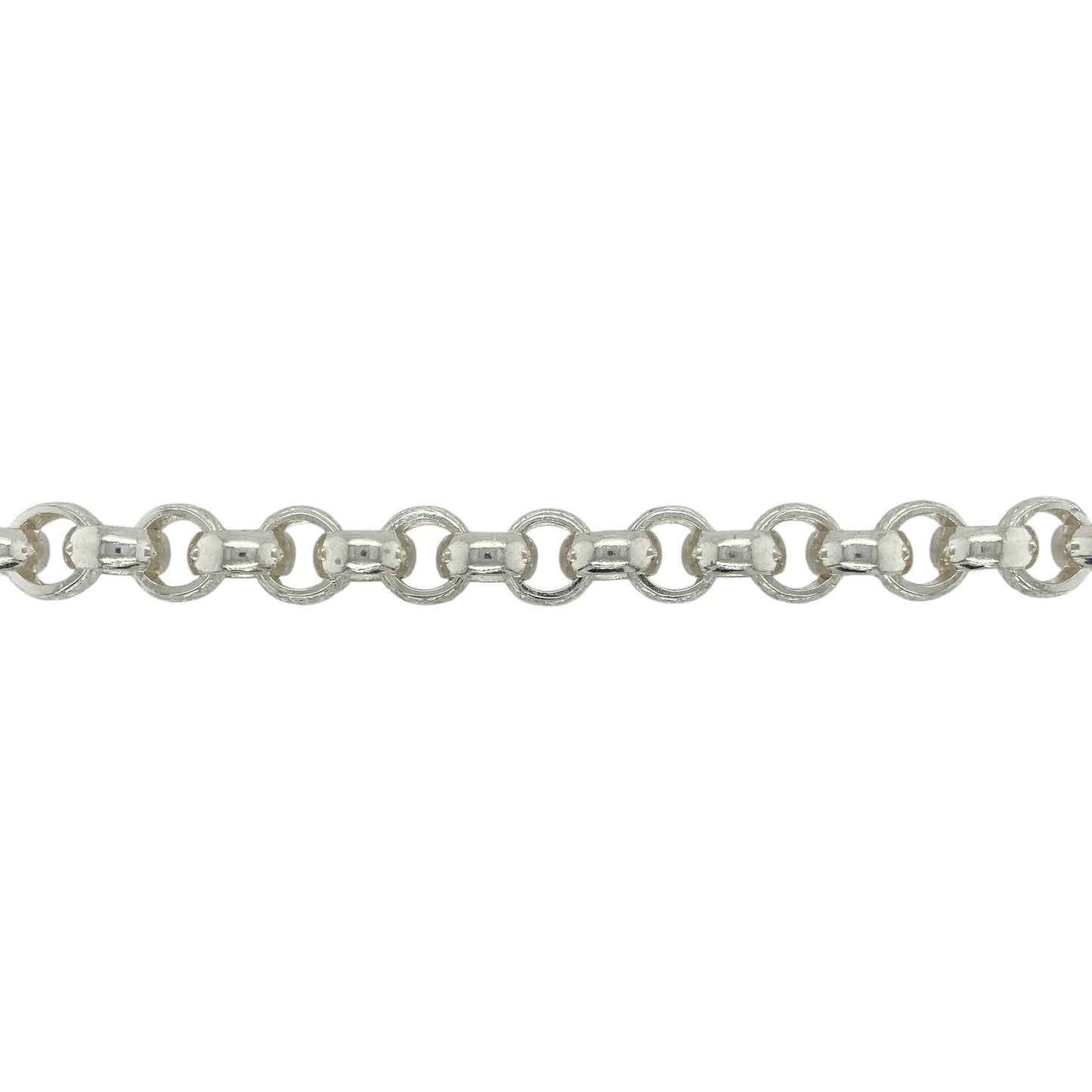 New 925 Silver 9" Patterned Engraved Belcher Bracelet