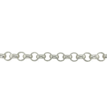 Load image into Gallery viewer, New 925 Silver 8.5&quot; Patterned Engraved Belcher Bracelet
