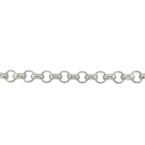 New 925 Silver 8.5" Patterned Engraved Belcher Bracelet