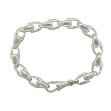 Load image into Gallery viewer, 925 Silver 8&quot; Plain Tulip Link Bracelet
