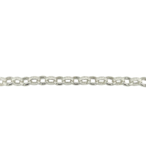 New 925 Silver 26" Patterned Engraved Belcher Chain
