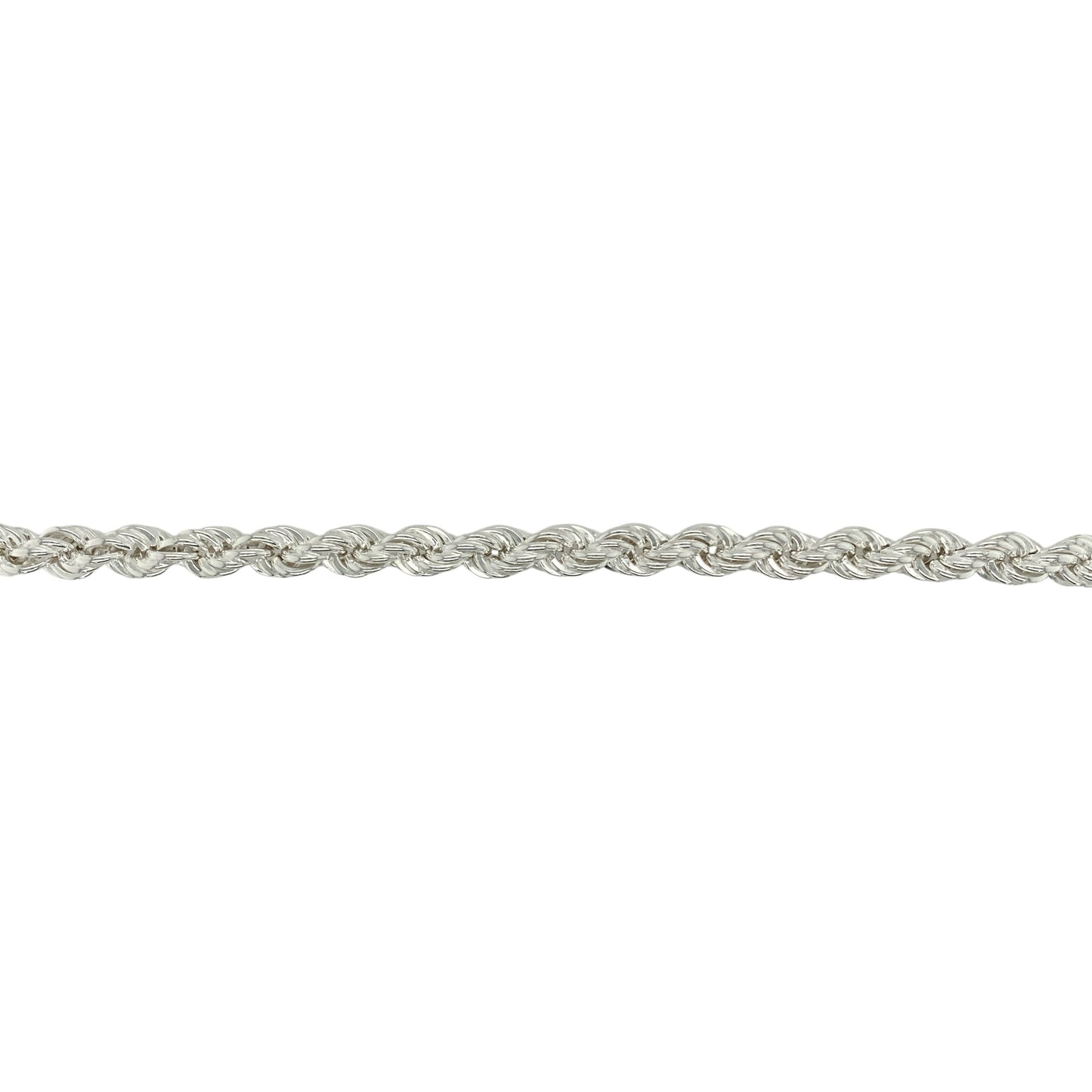 New 925 Silver 24" Rope Chain