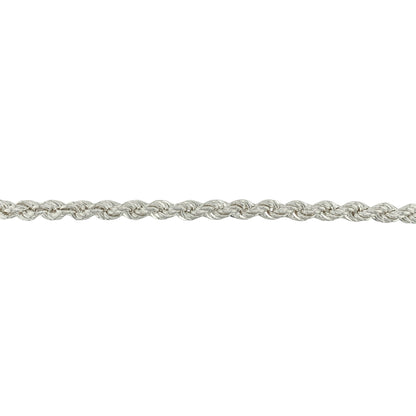 New 925 Silver 24" Rope Chain