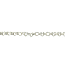 Load image into Gallery viewer, New 925 Silver 26.5&quot; Patterned Heart Link Chain

