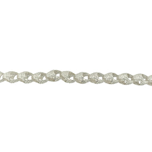 New 925 Silver 25" Patterned Acorn Chain