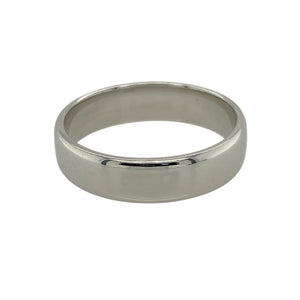 18ct White Gold 5mm Wedding Band Ring