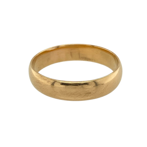 22ct Gold 4mm Wedding Band Ring