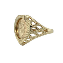 Load image into Gallery viewer, Bring sweet sentiment and classic charm to a young collection with this pre-owned 9ct yellow gold heart-shaped coin style children’s signet ring—a timeless keepsake full of meaning.

Design: This ring features a flat, heart-shaped coin-style face, offering a smooth surface ideal for personalisation or simple, elegant wear.
Material: Made from 9-carat yellow gold, the polished finish adds warmth and shine to the delicate heart silhouette.

