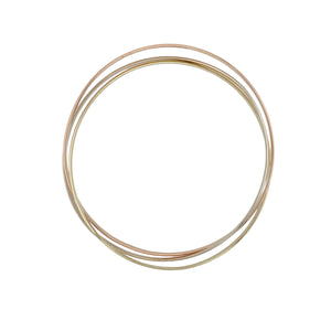 9ct Gold Triple Band Bangle