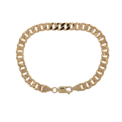 9ct Gold 7.75" Curb Bracelet