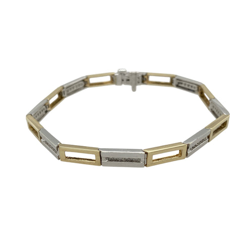 9ct Gold & Diamond Set 7.25