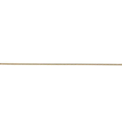 9ct Gold 16" Curb Chain