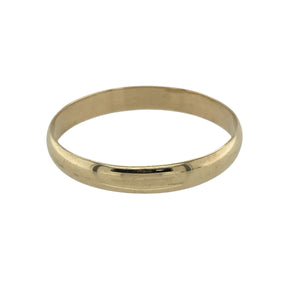 9ct Gold 3mm Wedding Band Ring