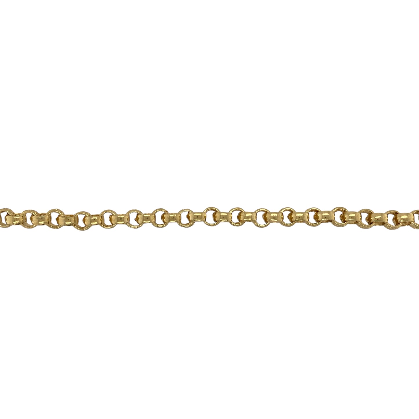New 925 Silver Heavily 9ct Gold Plated 22" Patterned Belcher Chain