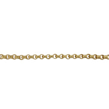 Load image into Gallery viewer, New 925 Silver Heavily 9ct Gold Plated 22&quot; Patterned Belcher Chain
