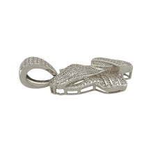 Load image into Gallery viewer, New 925 Silver &amp; Cubic Zirconia Set Praying Hands Pendant
