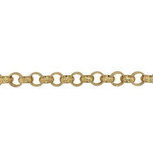 Load image into Gallery viewer, New 925 Silver Heavily 9ct Gold Plated 24&quot; Patterned Belcher Chain
