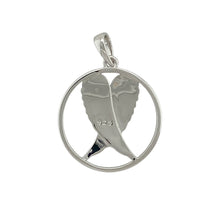 Load image into Gallery viewer, New Silver Angel Wings Round Pendant and the weight 2.30 grams
