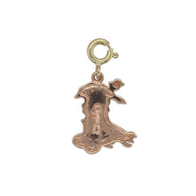 Load image into Gallery viewer, Bring warm charm and rich heritage to your collection with this pre-owned 9ct yellow and rose gold Clogau Wales hallmarked charm, offering a beautiful blend of symbolic design and timeless elegance—perfect for adding meaning to any bracelet or necklace.

Design: The charm features a classic design that highlights the elegant contrast between yellow and rose gold, creating a unique and eye-catching piece with a touch of Welsh heritage.

