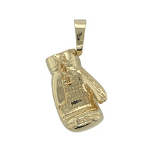 Load image into Gallery viewer, Bring bold character and unique style to your collection with this pre-owned 9ct yellow gold hollow boxing glove pendant, offering a striking blend of sporty spirit and classic elegance—perfect for making a confident statement.

Design: The pendant features a detailed boxing glove design with smooth, polished contours, creating a distinctive and eye-catching focal point that celebrates strength and resilience.

