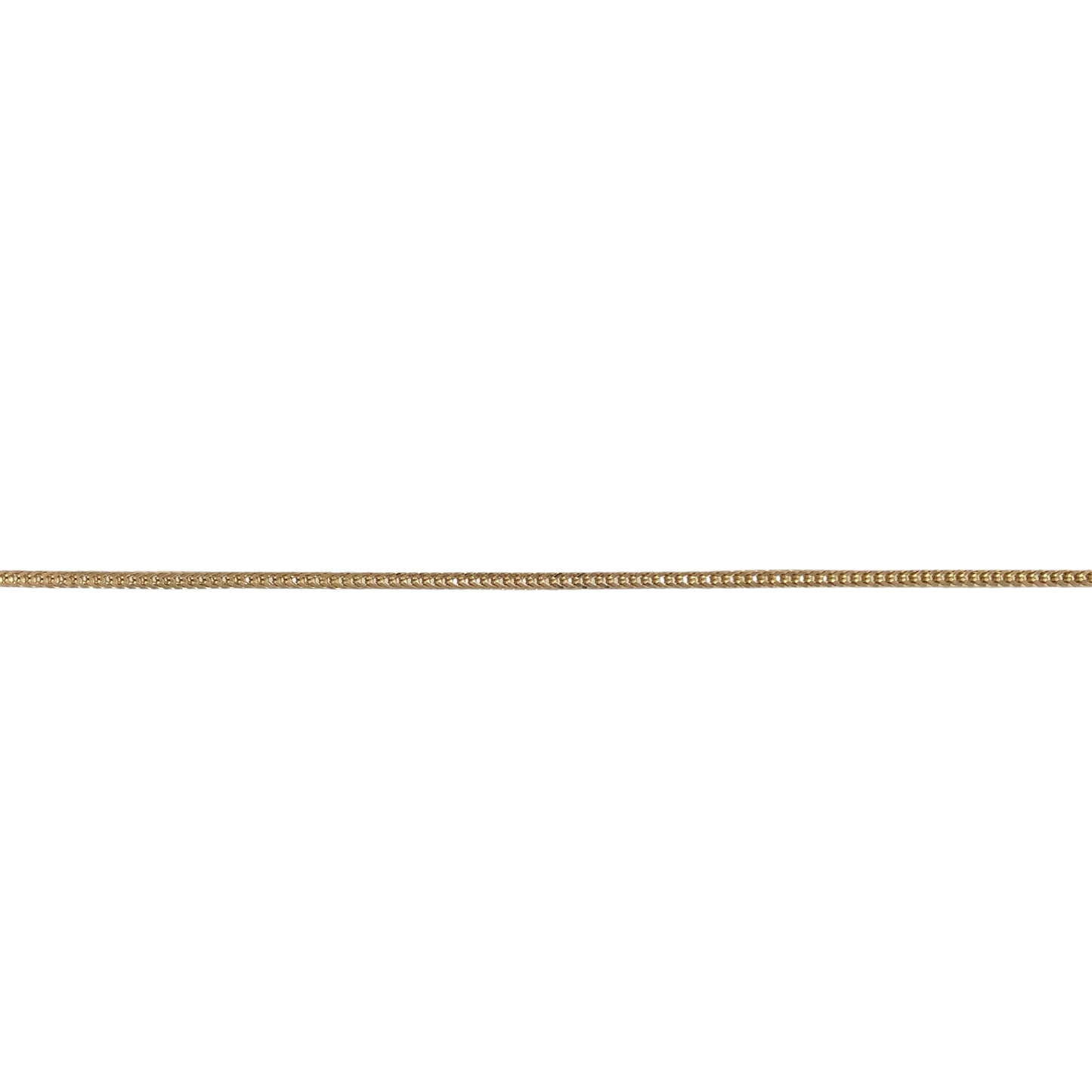 9ct Gold 18" Square Style Snake Link Chain
